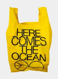 SUSAN BIJL The New Shopping Bag^The New Shopping Bag Ocean Tv Yellow Large