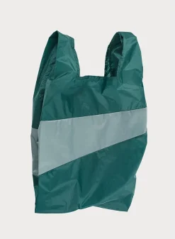 SUSAN BIJL The New Shopping Bag^The New Shopping Bag Pine & Grey Large