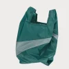 SUSAN BIJL The New Shopping Bag^The New Shopping Bag Pine & Grey Medium