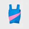 SUSAN BIJL The New Shopping Bag^The New Shopping Bag Wave & Fluo Pink Small