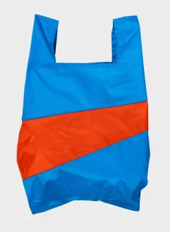 SUSAN BIJL The New Shopping Bag^The New Shopping Bag Wave & Red Alert Large