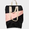 SUSAN BIJL The New Stash Bag^The New Stash Bag Black & Tone Medium