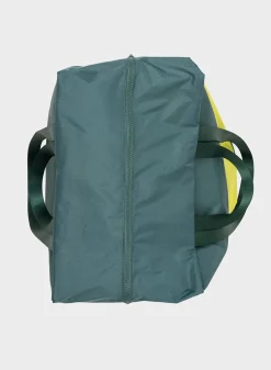 SUSAN BIJL The New Stash Bag^The New Stash Bag Pine & Fluo Yellow Large