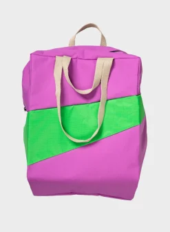 SUSAN BIJL The New Tote Bag^The New Tote Bag Echo & Greenscreen Large