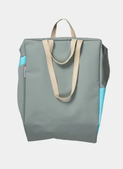 SUSAN BIJL The New Tote Bag^The New Tote Bag Grey & Key Blue Large